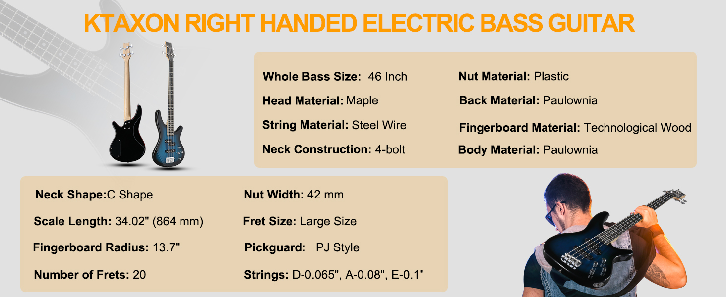 electric bass guitar kit