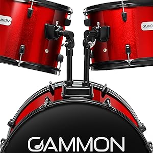 Gammon Percussion, Mounted Toms, Bass Drum