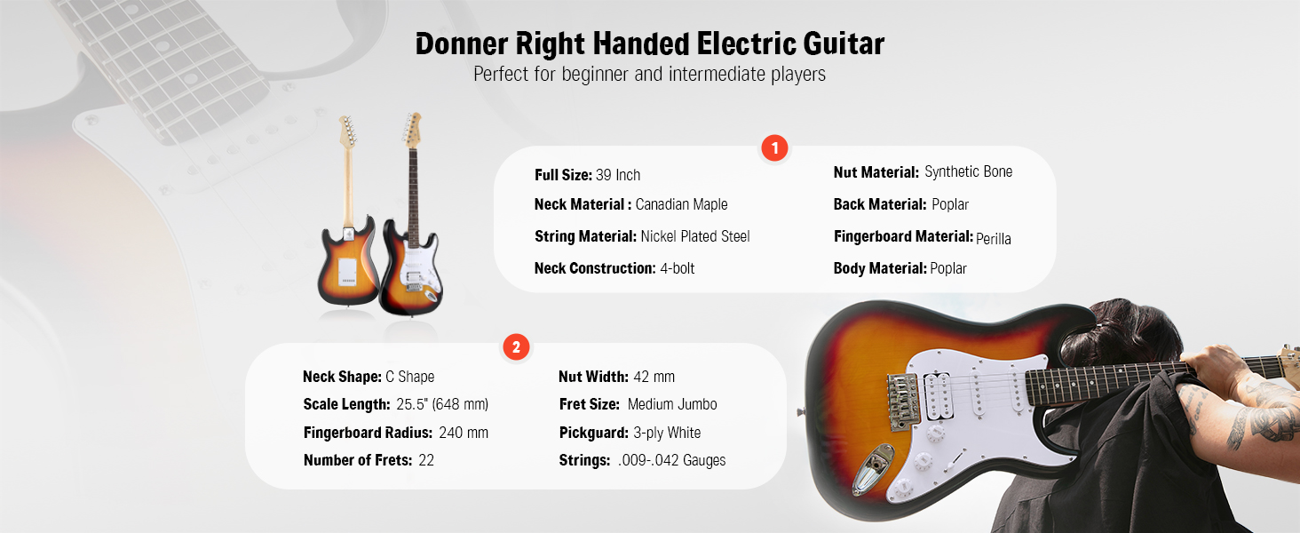 electric guitar with amp